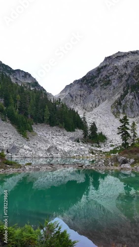 Watersprite Lake, Squamish, British Columbia: Majestic Mountains Reflected in Turquoise Alpine Water