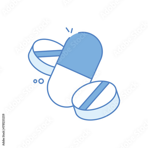 Pills vector icon