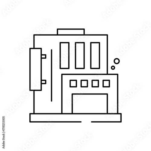 Hospital vector icon