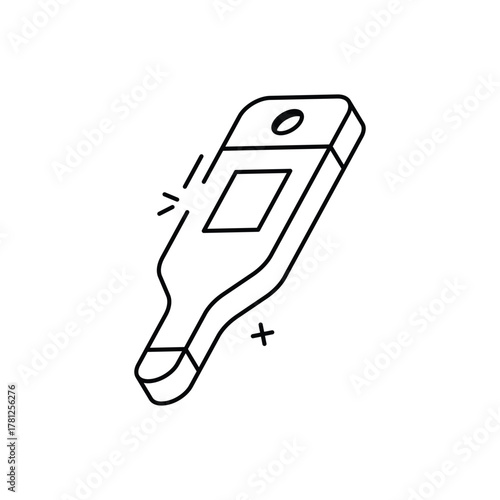 Thermometer vector icon