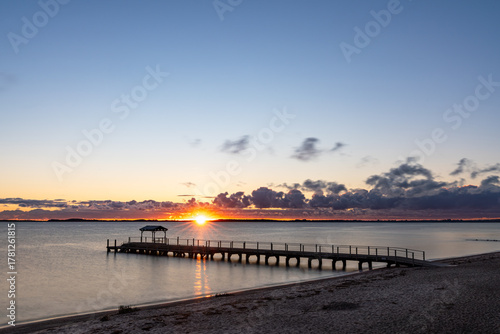 Sonnenaufgang über der Ostsee 