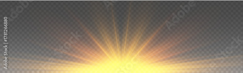 Soft golden flare glows with gentle sparkles and lens reflection. The smooth gradient enhances the depth of light. Ideal for elegant backgrounds and sun-inspired artwork.
