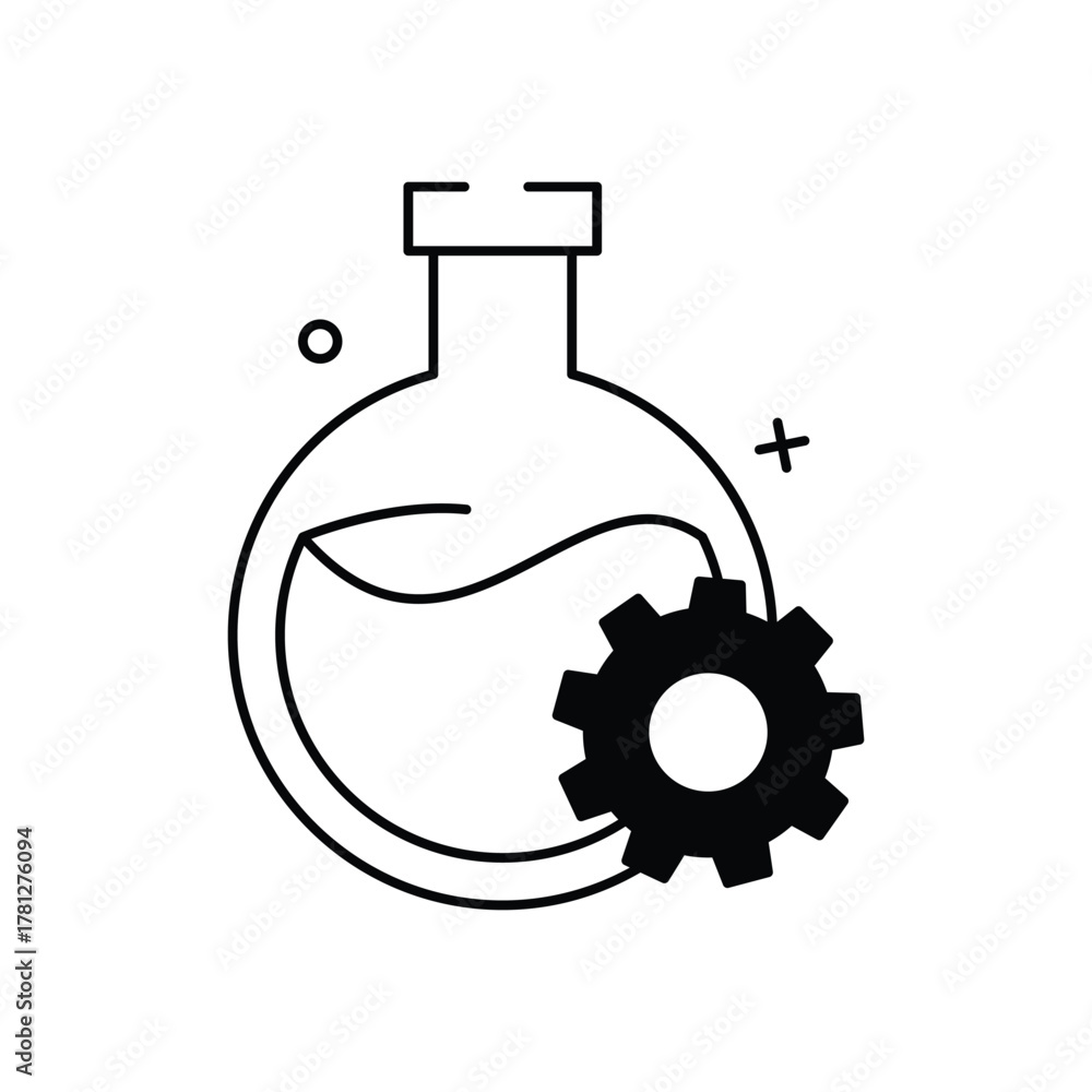Obraz premium Chemical Engineering vector icon