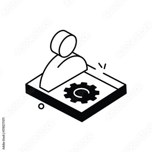 Engineering Website vector icon