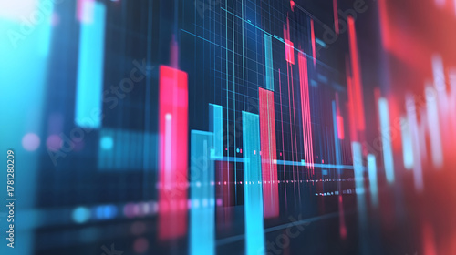 This image shows a financial market stock price trend chart for analysis and display in investment and economic contexts.