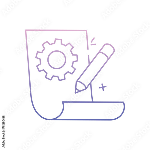 Engineering Report vector icon