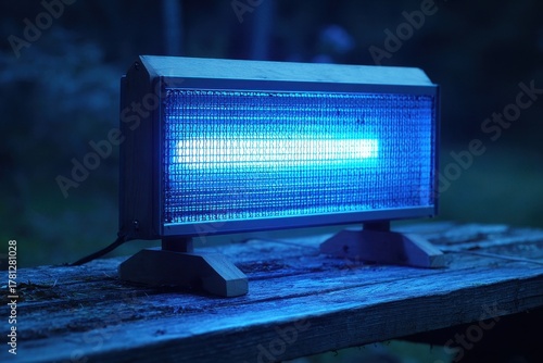 Ultraviolet Bug Zapper for Outdoor Picnics: Electric Pest Control with Blue Light for Nighttime Enjoyment