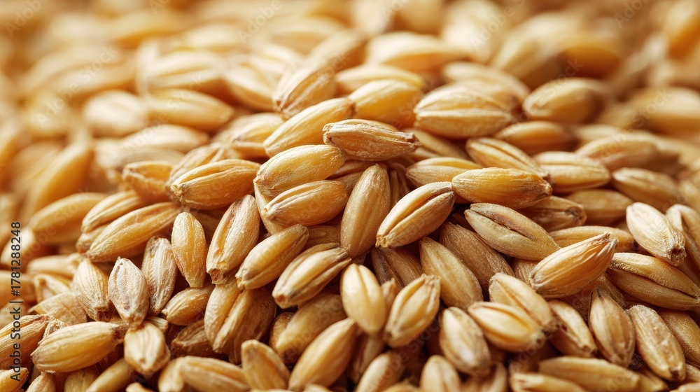 Obraz premium Nutrient-Rich Hulled Barley: The Wholesome Grain for Healthy Eating