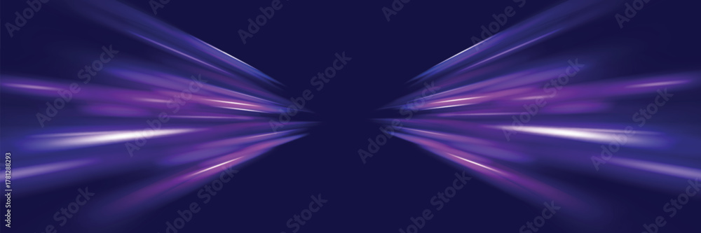 Fototapeta premium Neon rays vector abstract background png. Futuristic technological style. Abstract background with speed lines. Vector illustration. Futuristic. The light lines of the road are blue png 