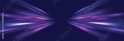 Neon rays vector abstract background png. Futuristic technological style. Abstract background with speed lines. Vector illustration. Futuristic. The light lines of the road are blue png 