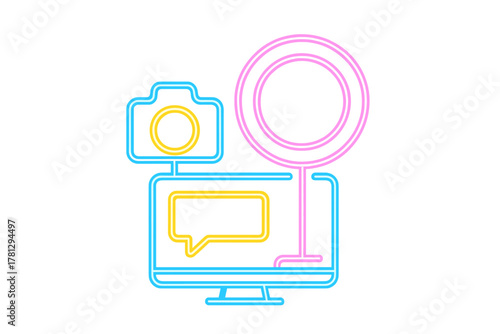 Steaming hot ramen noodle soup bowl with chopsticks and bamboo steamer basket