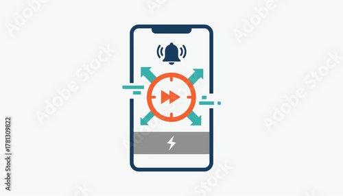 A visual of a job alert notification appearing on a smartphone screen indicating the importance of timely updates in job hunting.