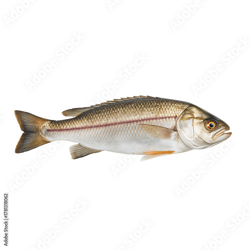 Fish With Silver Scales and a Streamlined Body in a Bright Setting