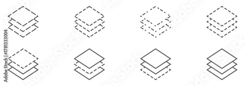 Copy icon sign in line style. copy duplicate layer icon set, copy paste icon for websites, apps ,UI or UX. vector illustration.