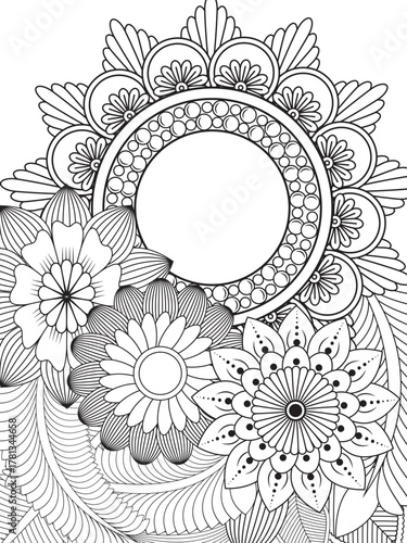 Flowers Coloring Pages For Adules