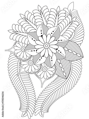 Flowers Coloring Pages For Adules