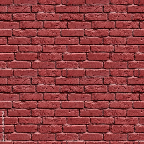 Old Deep Red Brick Wall Texture Dollhouse Miniatures | Industrial Rustic Wallpaper Seamless | Junk Journal Scrapbook Crafts