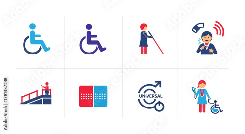Accessibility symbols for inclusivity and universal design