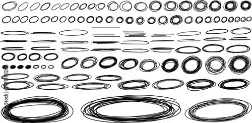 Elegant collection of abstract metallic rose gold brush stroke circles, offering artistic round frames with luxurious textures for modern graphic design