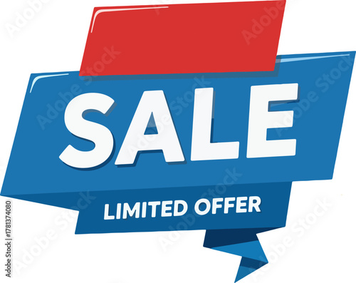 Sale Limited Offer Banner Design.