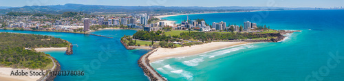 Photos Aerial views of the Tweed Heads coast with Fingal Head to the south and Duranbah