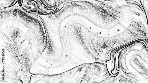 Very Nice Abstract Paint Created Cosmos ColorSpreading Background Texture Video.