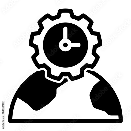 World Time Zone Global Icon from Time Management Collection (Mixed Style)