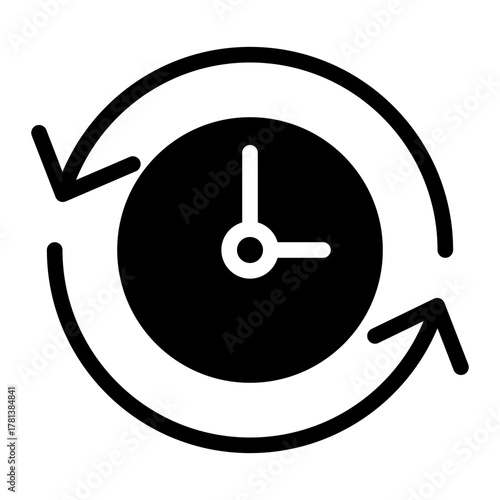 Repeat Cycle Refresh Timer Icon from Time Management Collection (Mixed Style)