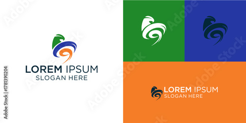 Dynamic swirl logo design showcasing modern creativity, perfect for innovative brands seeking a memorable and visually striking identity to elevate their business presence today