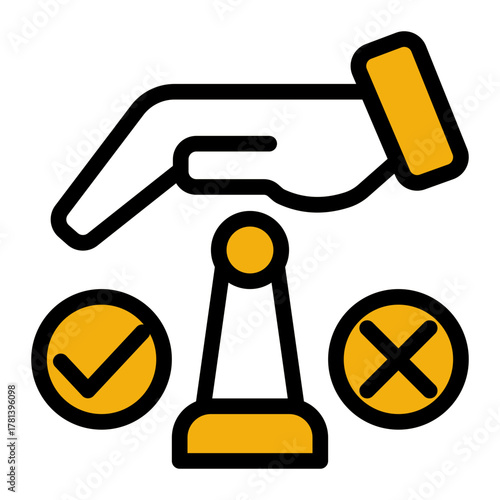 Advance Expectation Anticipation Icon from Time Management Collection (Outline Color Lineal Style)