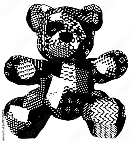 Teddy Bear Embraces Affectionately Childhood Memories