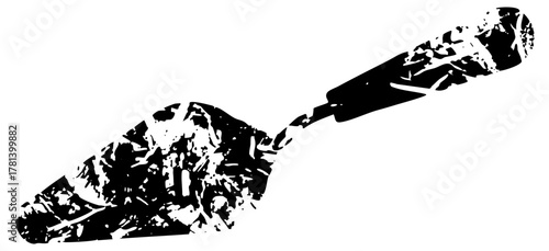 Paintbrush Applies Texture to in Artistic Studio