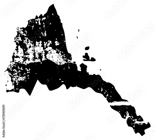Landmass Illustrates Geography in Coastal Region