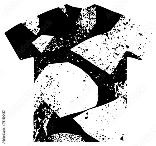 Abstract Shape Intersects Design in Composition