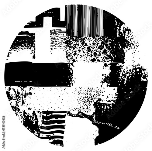 Abstract Shape Explores Texture in Composition