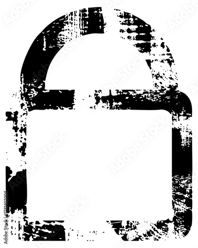 Letter G distressed texture for vintage branding