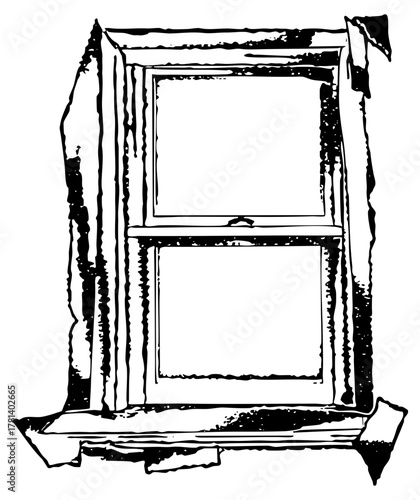 Window overlooks architecture