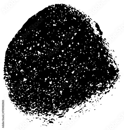 Ink Splash Reveals Texture Abstract