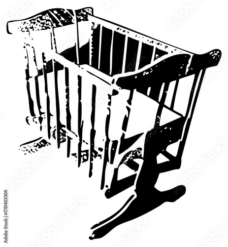 Shopping Cart Tilts Dynamically in Retail Space