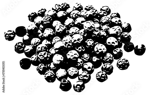 Skulls Assemble in a Morbid Pile