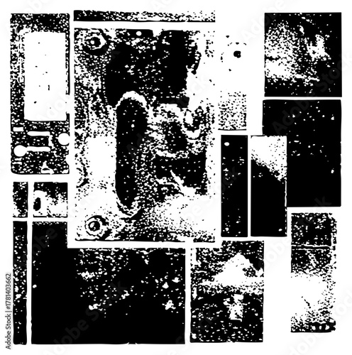 Abstract Composition Explores Texture in Modern Design