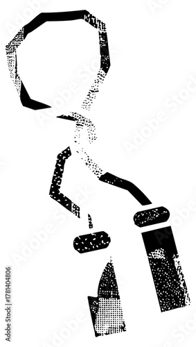 Hand gestures point questioning in abstract communication