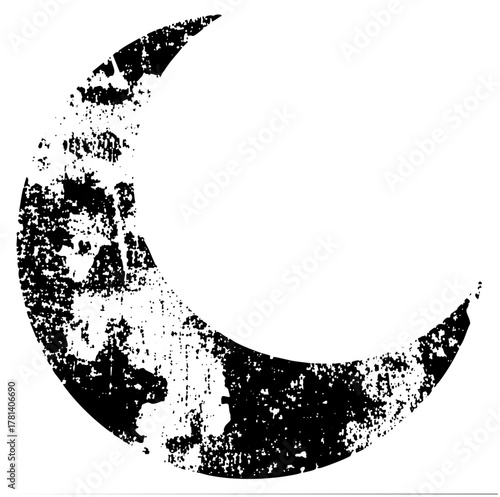 moon texture in a nocturnal scene