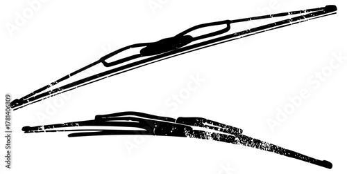 Windshield Wipers Illustrate Maintenance in Automotive Repair