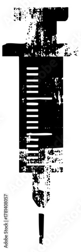 Syringe Illustrates Injection Healthcare