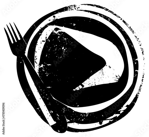 Chocolate Cake Presents Dessert on Plate