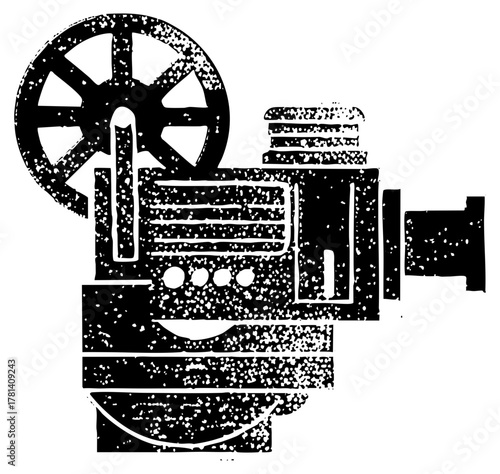 Film Camera Illustrates Retro Technology in Cinematic Production