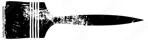 Paintbrush Strokes Texture in Artistic Design