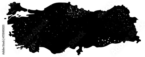 Turkey map illustrates geography in a political context