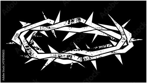 Crown of Illustrates Suffering in Religious Art